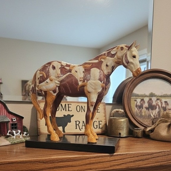The Trail Of Painted Ponies Other - Trail of Painted Ponies CowPony Figurine, Westland Giftware #1584, 1E/3897, Box